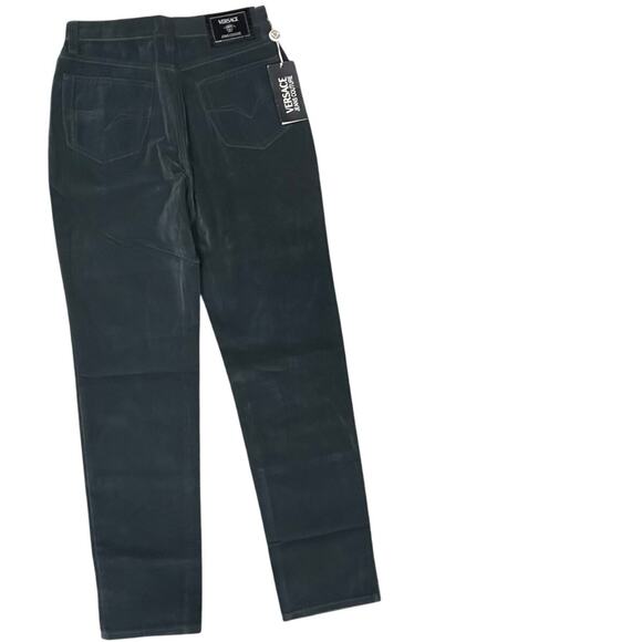 Versace Couture Suede Jeans 30 – Straight Leg, NWT, LI01 - Picture 5 of 10